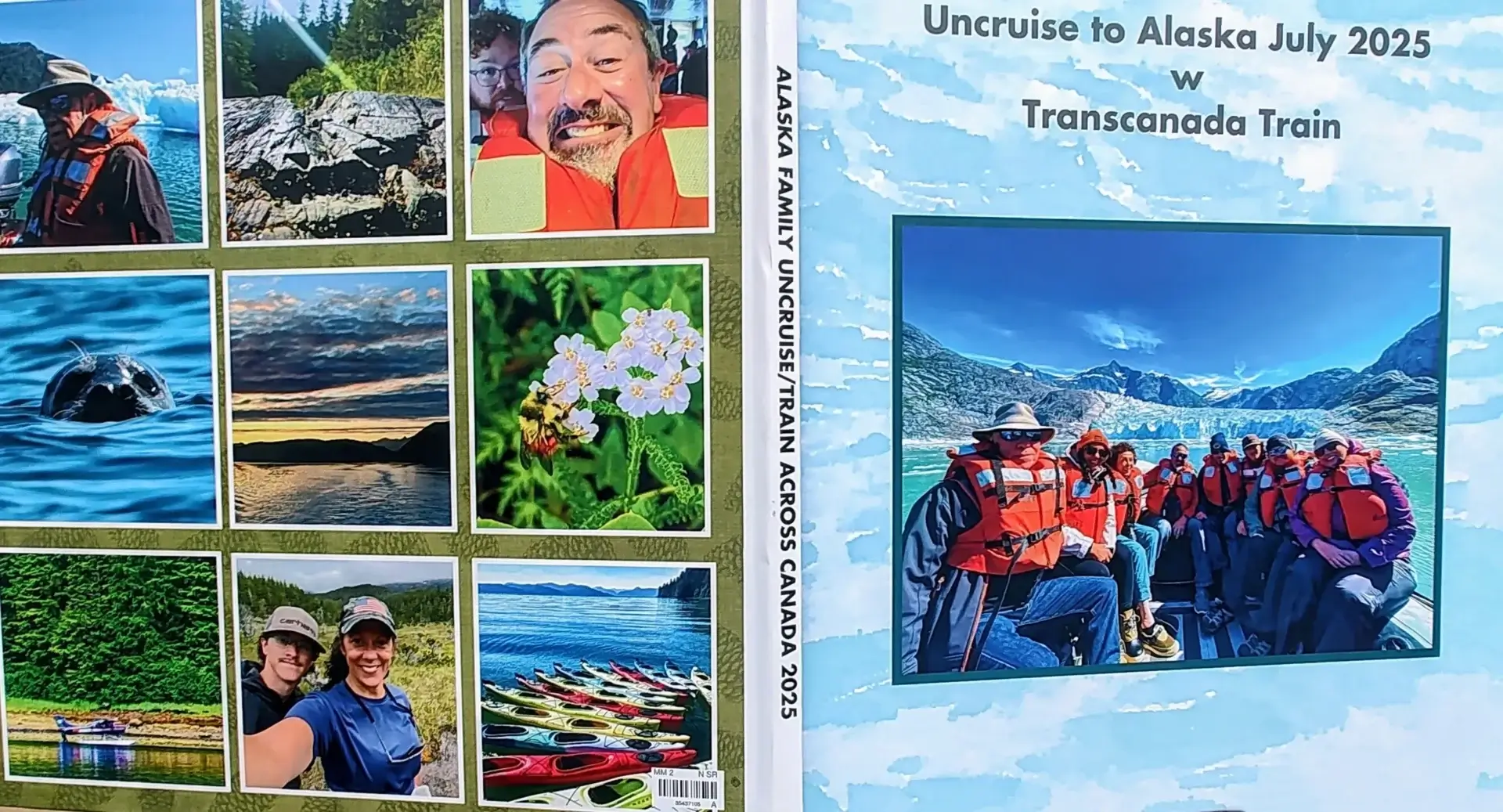Alaska family adventure photo collage, July 2025.